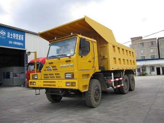 Camion 371HP 6X4 CQ5763PTG384 del corpo dello scarico della miniera di Saic Hongyan ampio