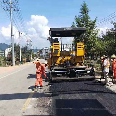macchine Asphalt Pavers GYA6000L di organizzazione civile di 93kw 6m