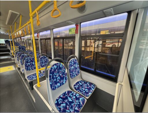 10.5m 50 + 1 posto CNG City Bus